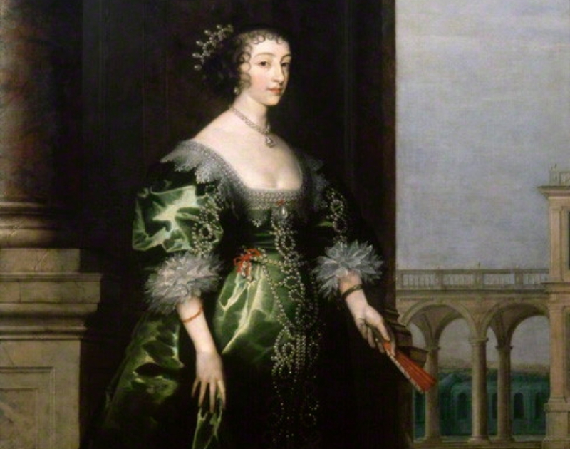 Portrait of Henriëtta Maria de Bourbon (1609-1669), Queen of England