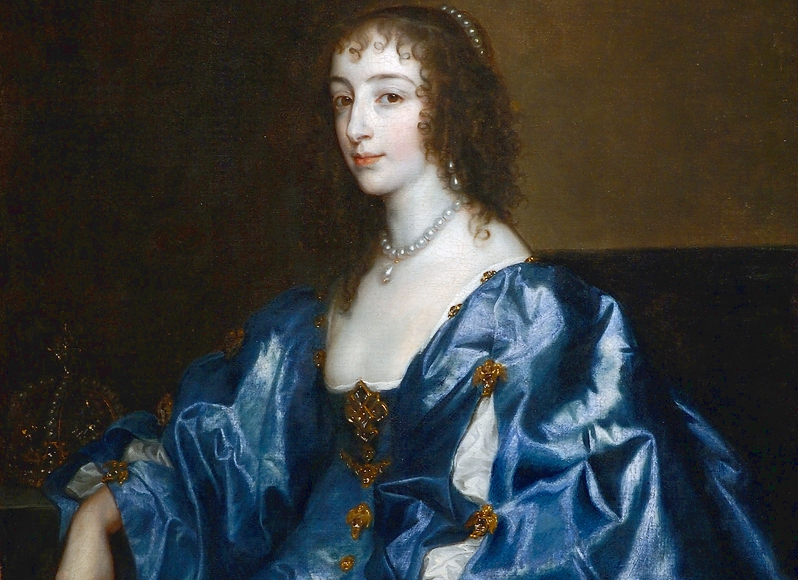 Portrait of Henrietta Maria de Bourbon, Queen of England
