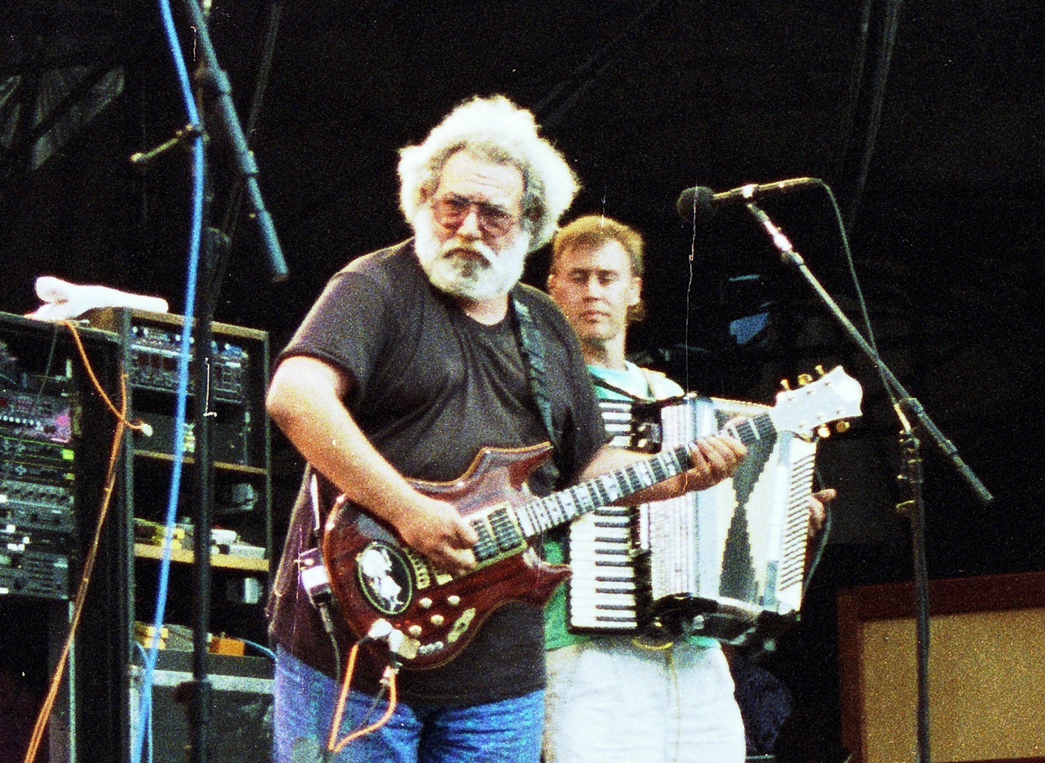 The Grateful Dead in concert in Washington, D.C., on Saturday, June 20, 1992.