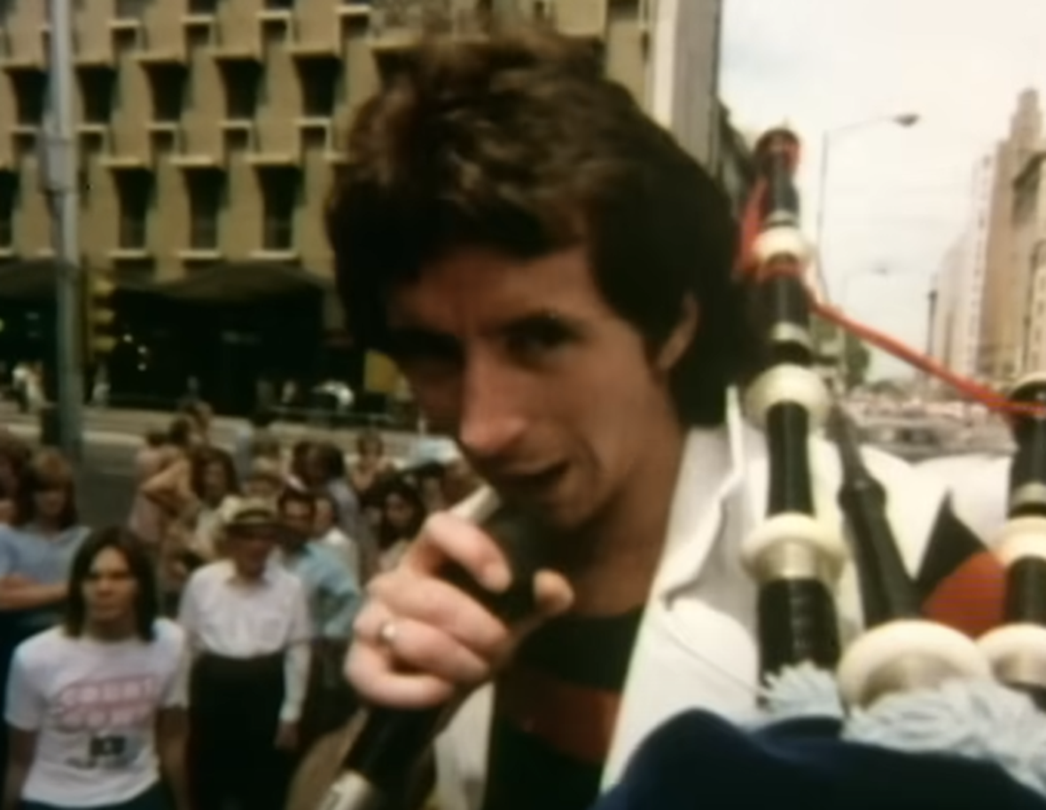 Screenshot of Bonn Scott singing from - On The Brink (2022)