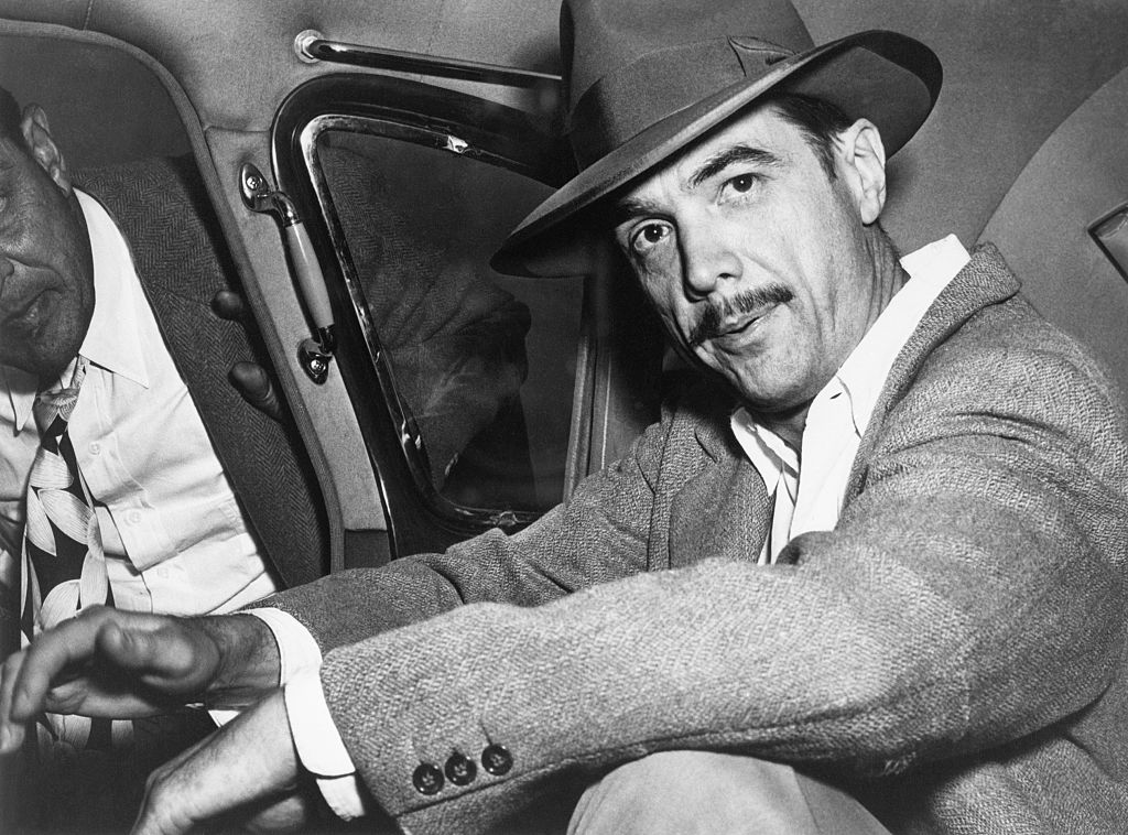 Portrait of Howard Hughes Seated in Car
