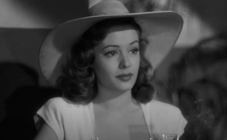 Jane Greer in the movie 'Out of the Past' looking elegant
