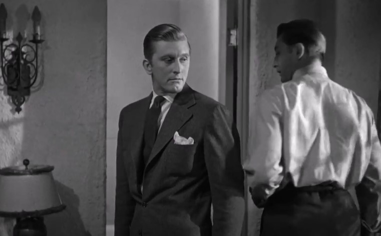 Kirk Douglas starring in the movie 'Out of the Past'