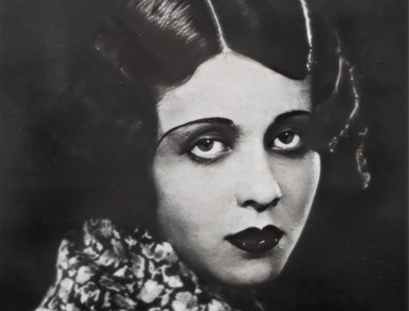 Fay Webb black and white image