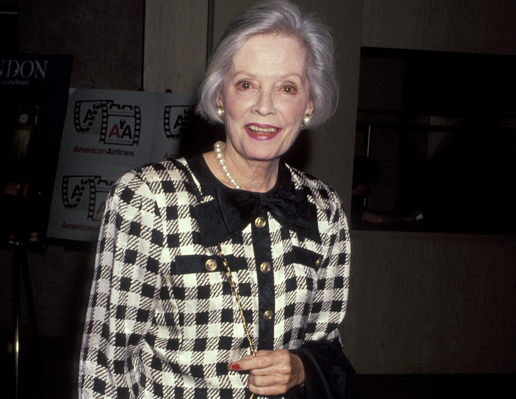 Jane Greer at an event