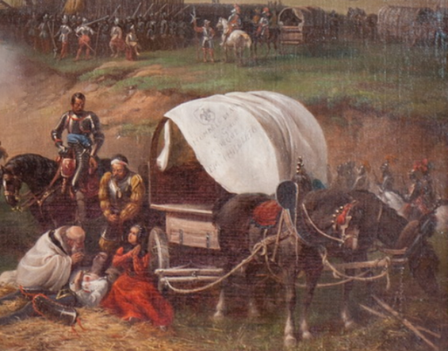 Jean CocteauThe Duke of Savoy Emanuele Filiberto defeats the French in the fields of S. Quintino B Meurisse 1923 (1)