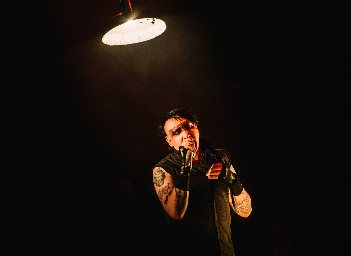 Marilyn Manson performing  - 2013