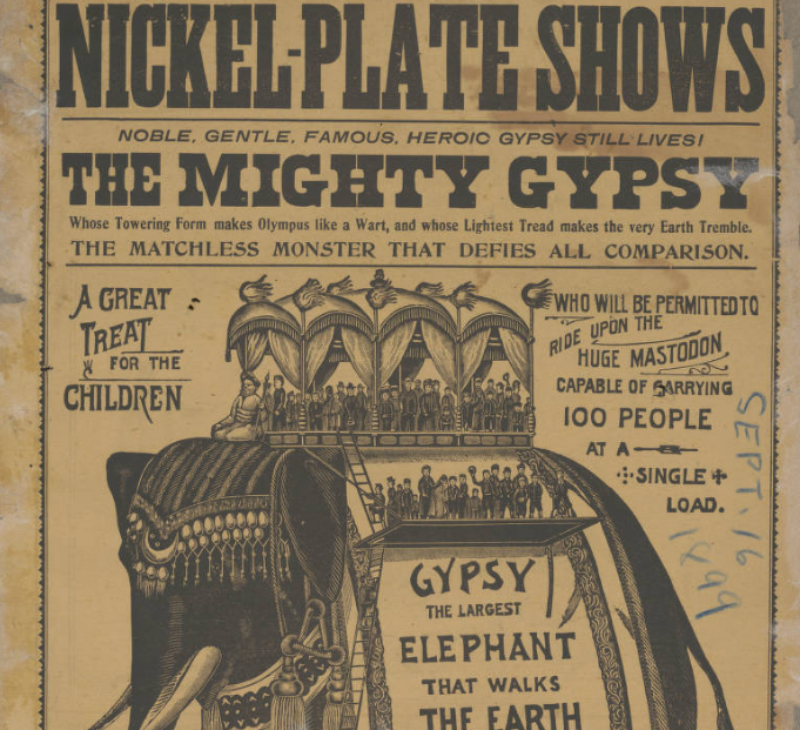 Nickel-Plate Shows, elephant