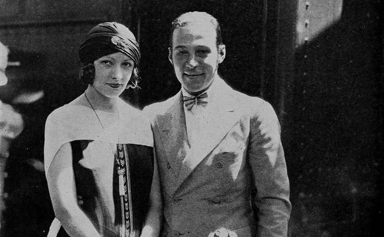 Rudolph Valentino And Natacha Rambova
