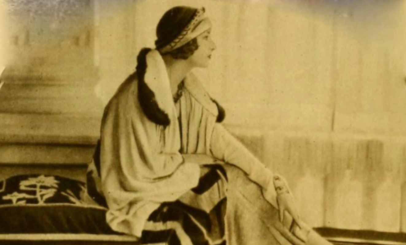 Natacha Rambova for a magazine