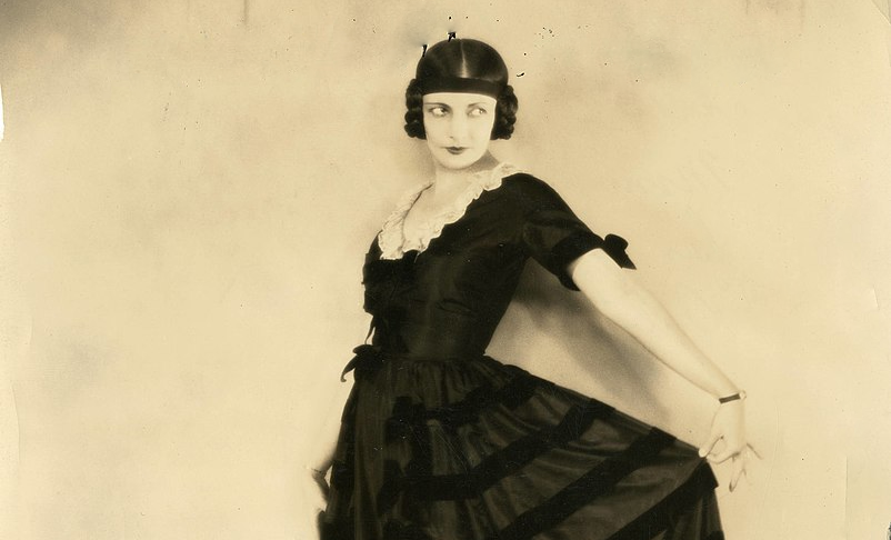 Natacha Rambova in a dress