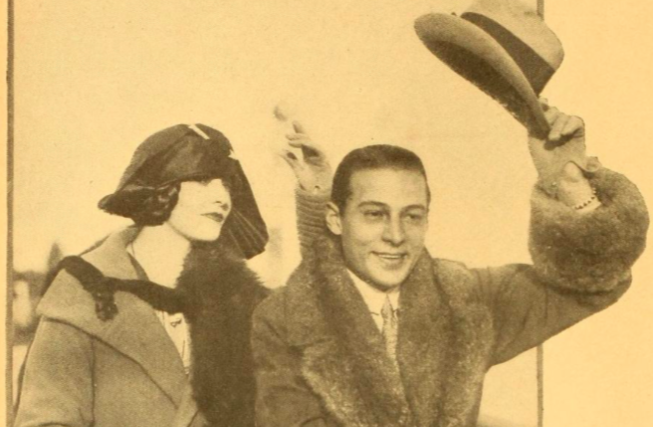 Rambova and Valentino in Motion Picture Magazine