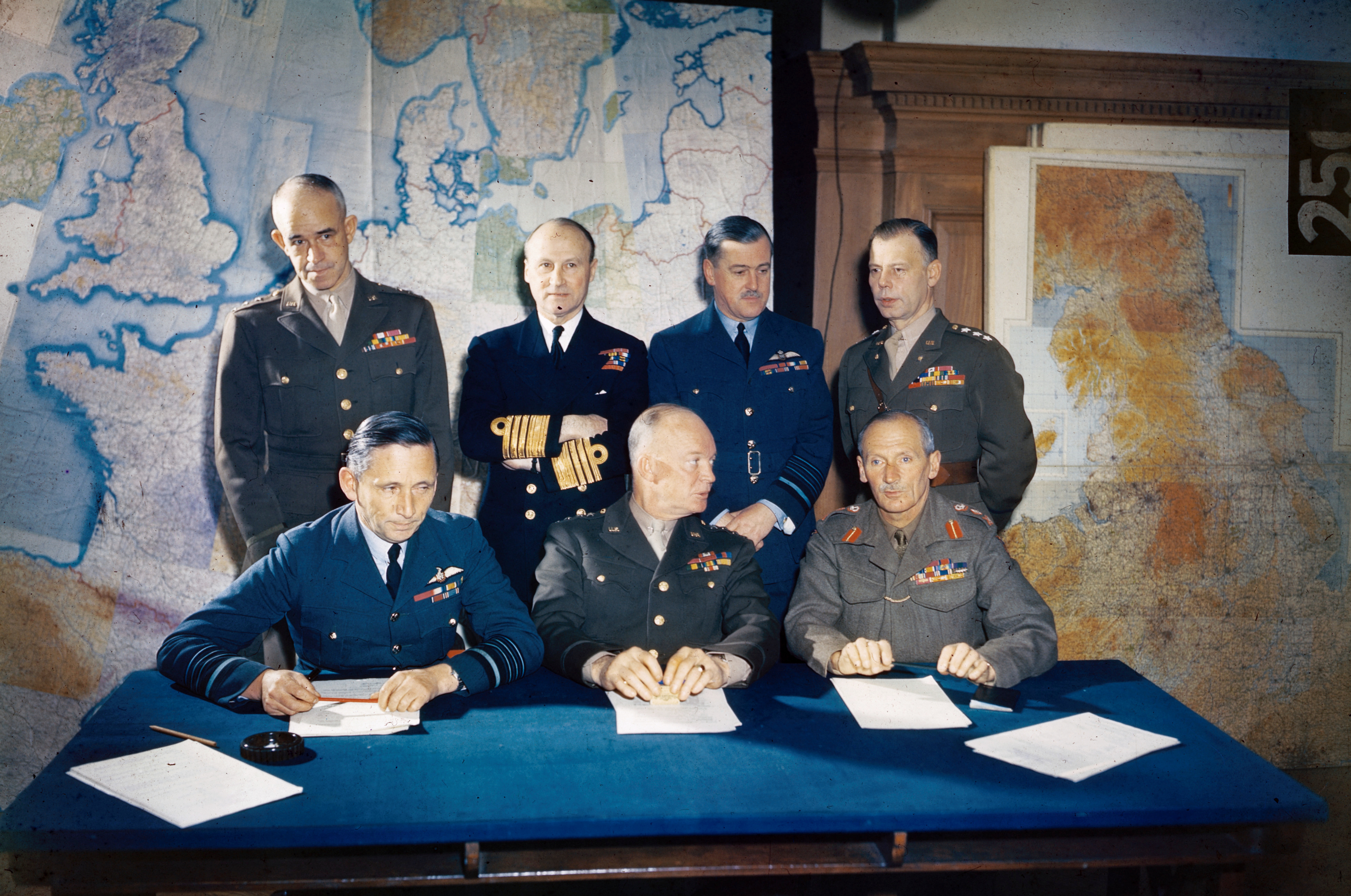 Meeting of the Supreme Command, Allied Expeditionary Force, London, 1 February 1944