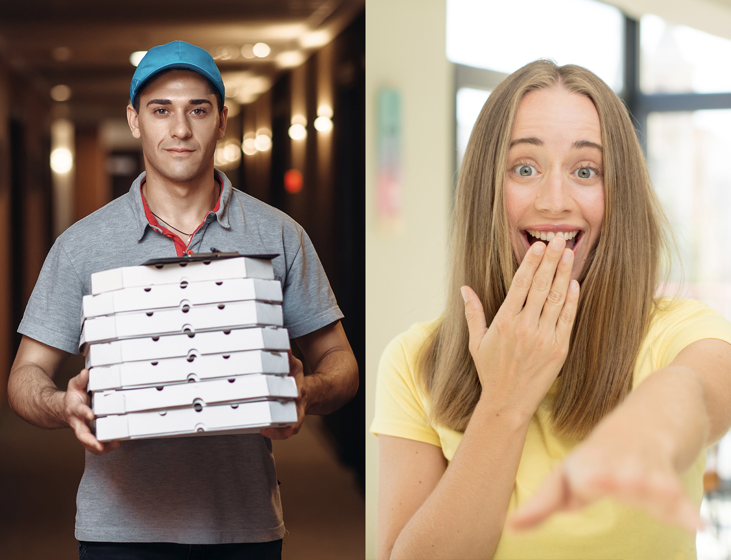 Delivery Guy Flip Split