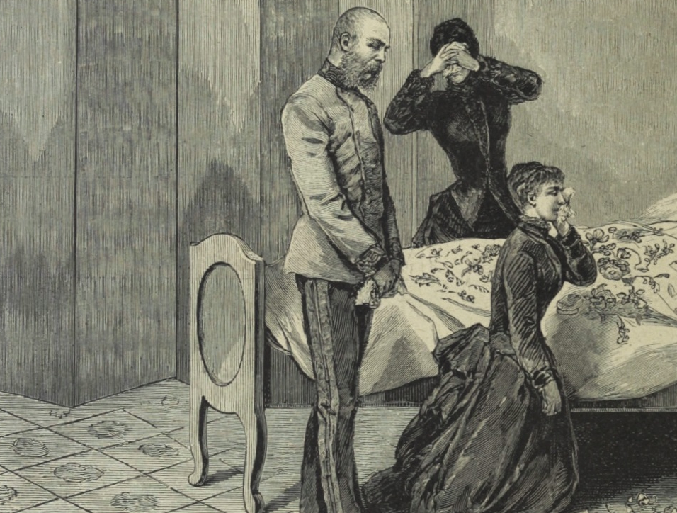 The emperor and empress at the deathbed of Rudolph