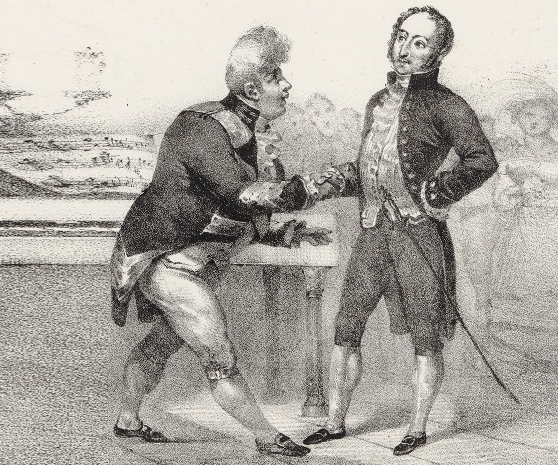 Gioachino Rossini's meeting with George IV of the United Kingdom at Brighton in 1823