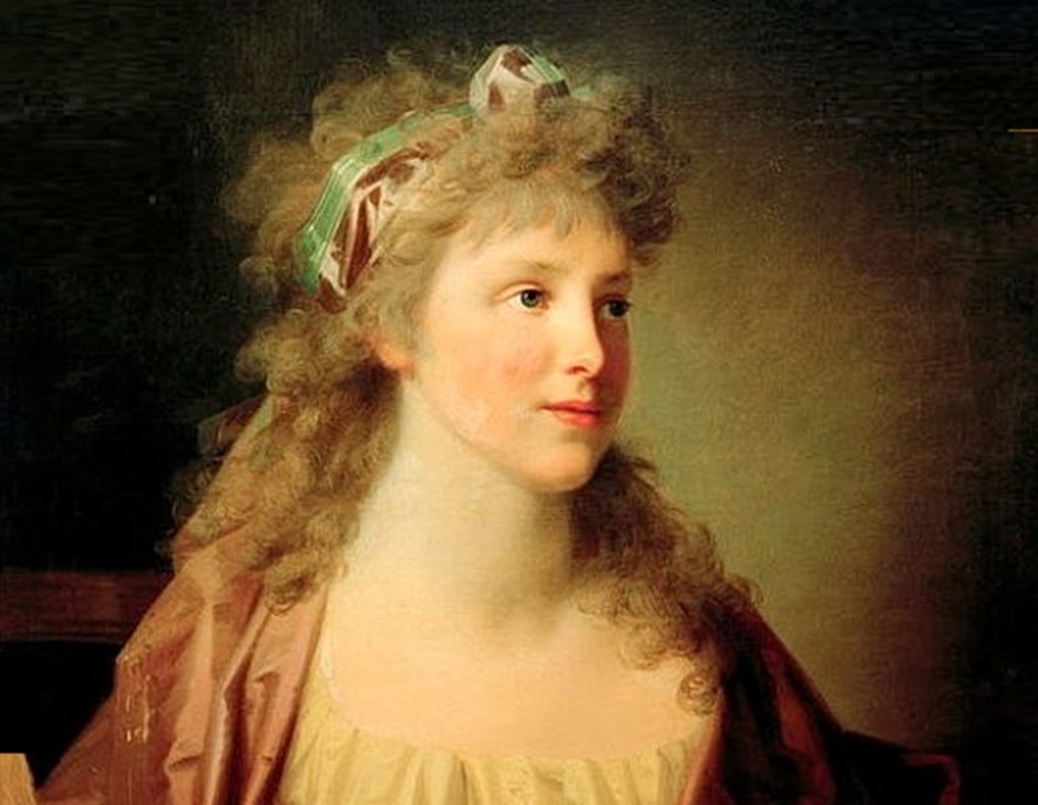 Portrait of Landgravine Amalie of Hesse-Homburg, Hereditary Princess of Anhalt-Dessau - circa 1797-1798