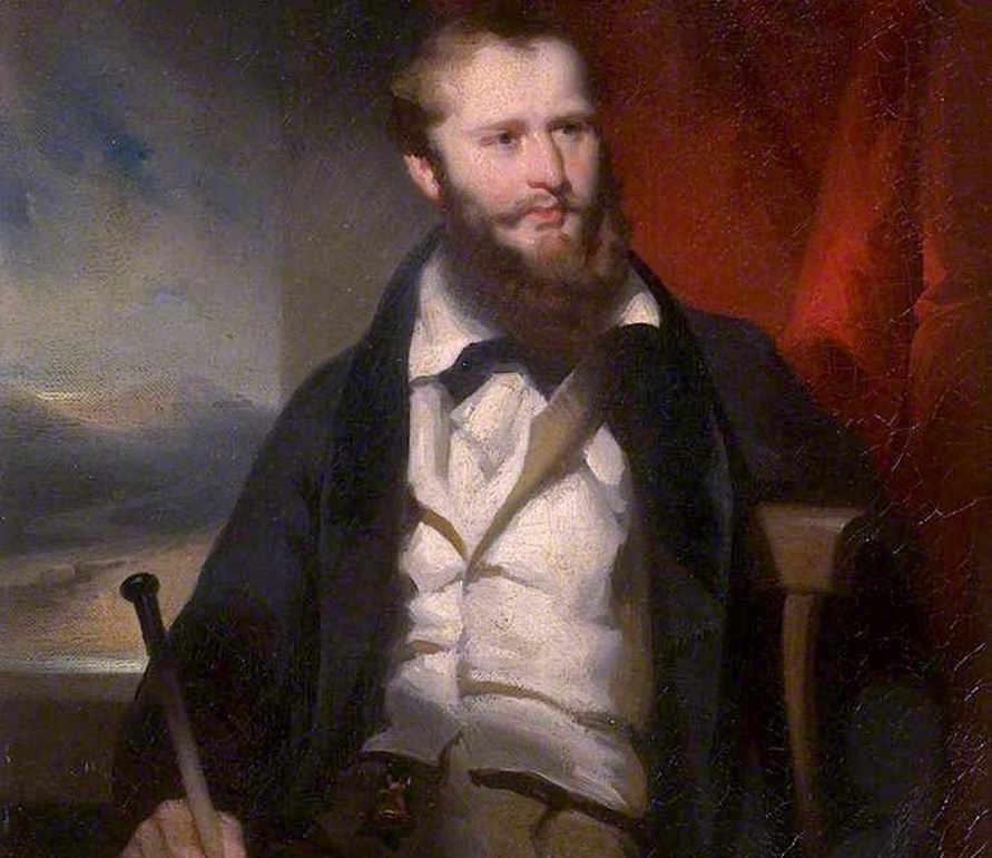Portrait of James Holman, oil on canvas - 1830