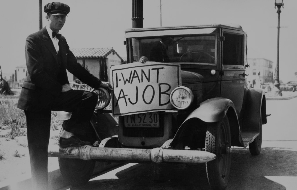 Man Looking For A Job