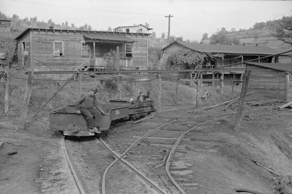 Man Riding A Train To Work
