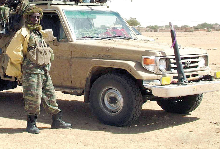EUFOR operation in Tchad