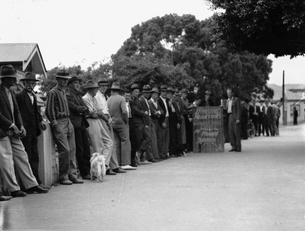 Relief workers during the Great Depression