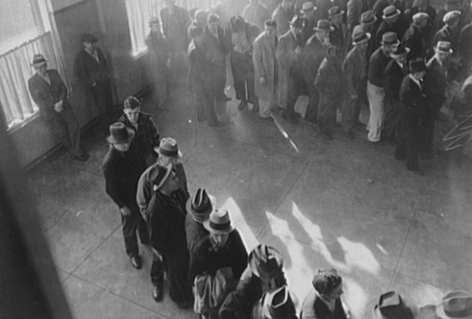 Unemployment benefits aid during the Great Depression