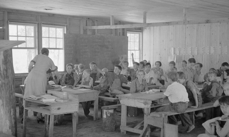 Classroom during the Great Depression