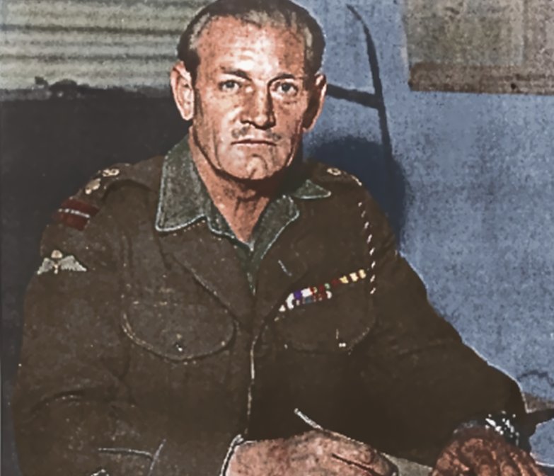 А soldier Jack Churchill in uniform