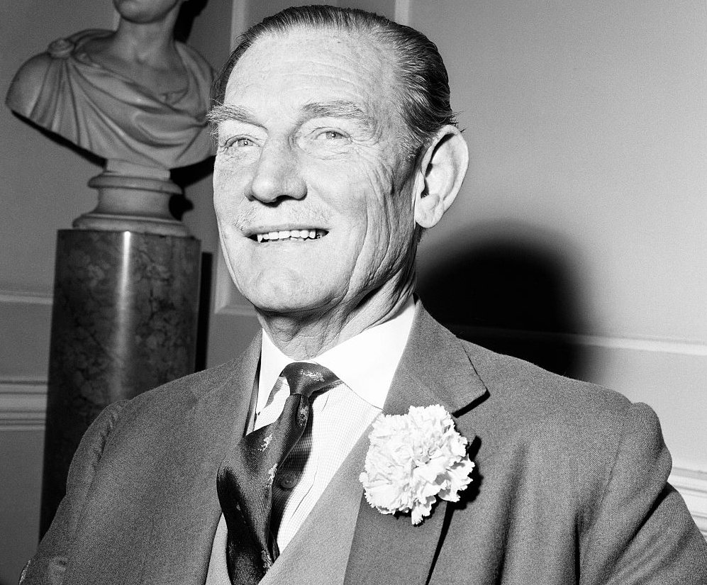 Jack Churchill in suit