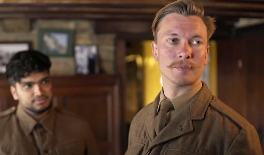 Actor playing Jack Churchill