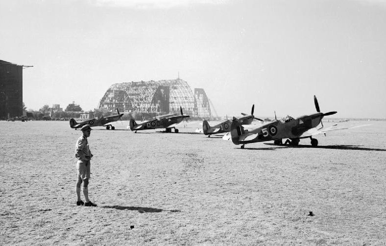 Planes after landing