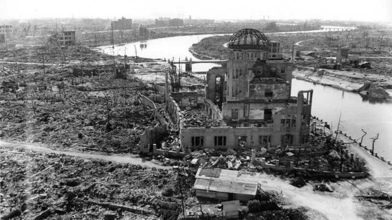 Destructed Hiroshima and Nagasaki