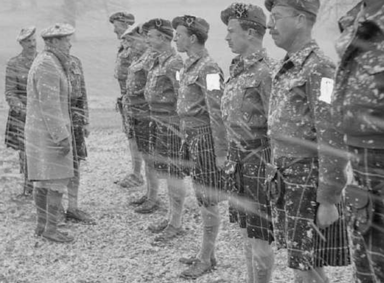 Seaforth Highlanders in uniform