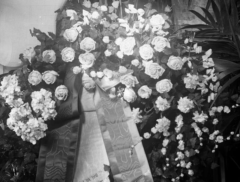 Flowers for funeral