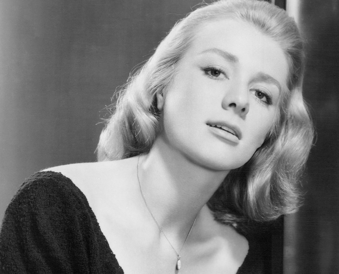 Photo of Inger Stevens in black dress