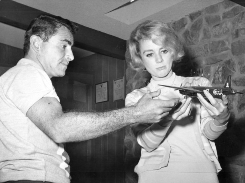 Rod Serling and Inger Stevens