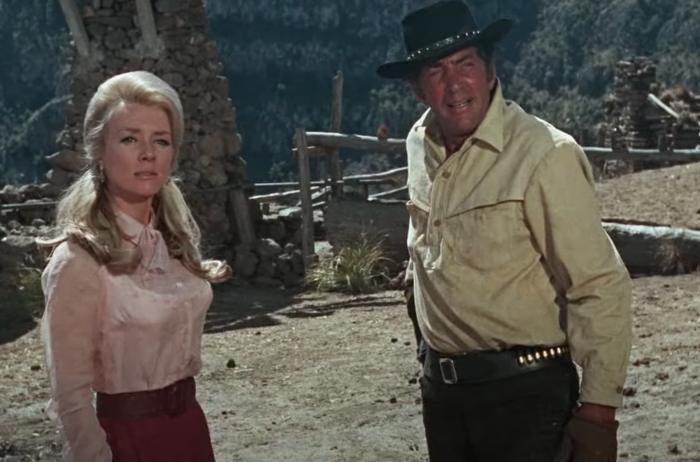 Inger Stevens as Lily Langford in 5 Card Stud (1968)