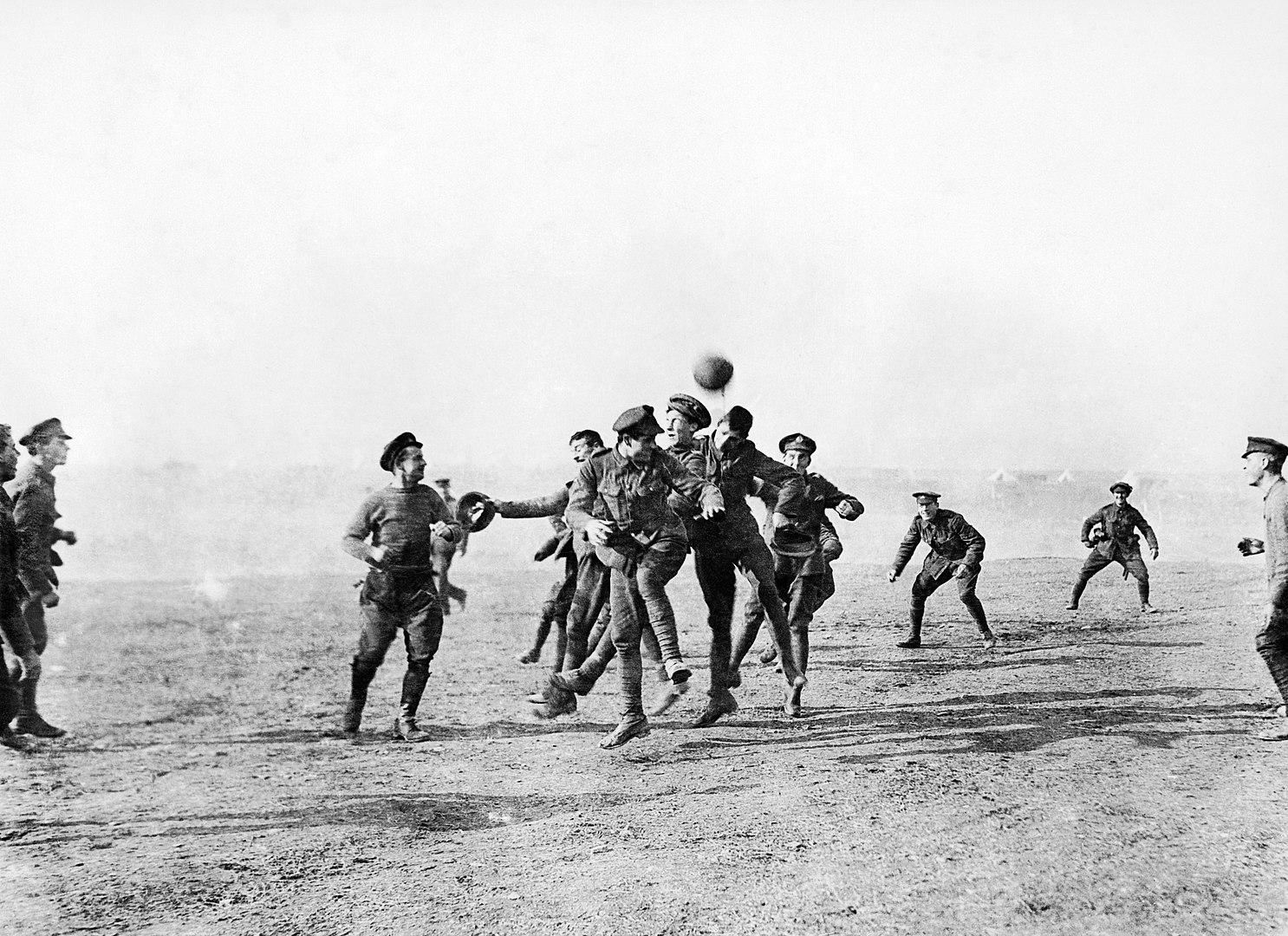 Christmas day football WWI 1915