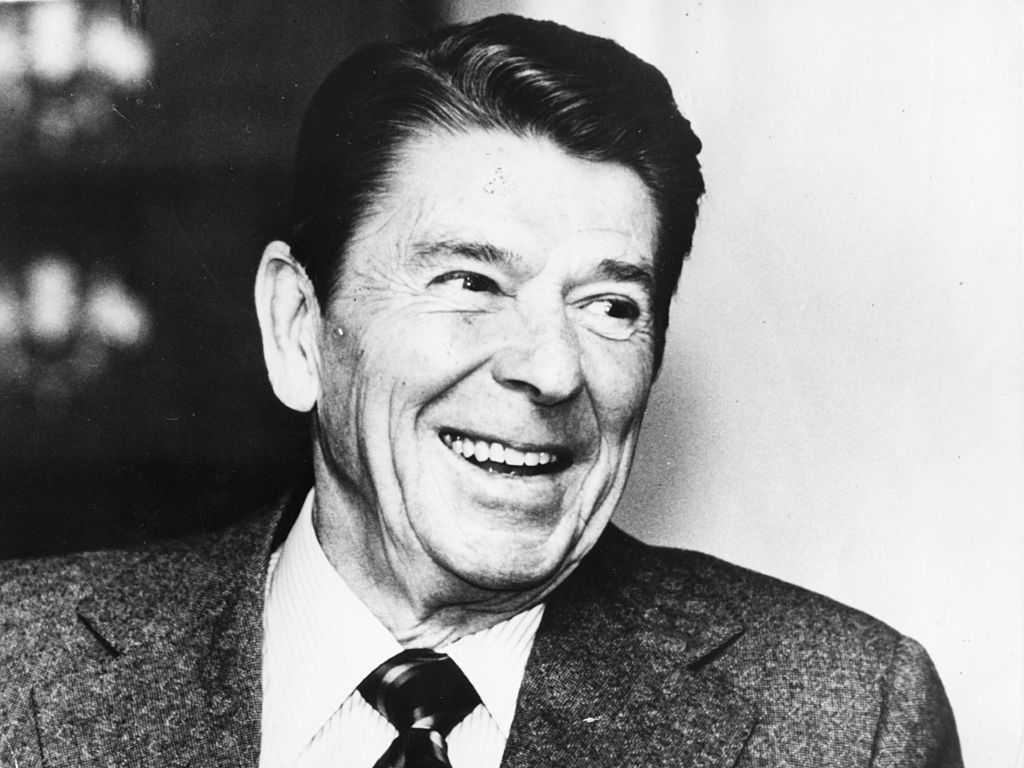 US President Ronald Reagan