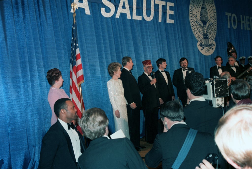 President and Mrs. Ronald Reagan at Capital Hilton Hotel