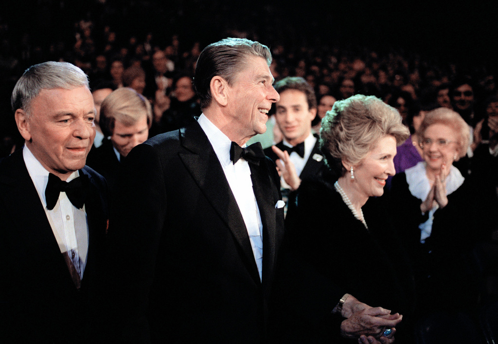 President Ronald W. Reagan and his wife at Inauguration