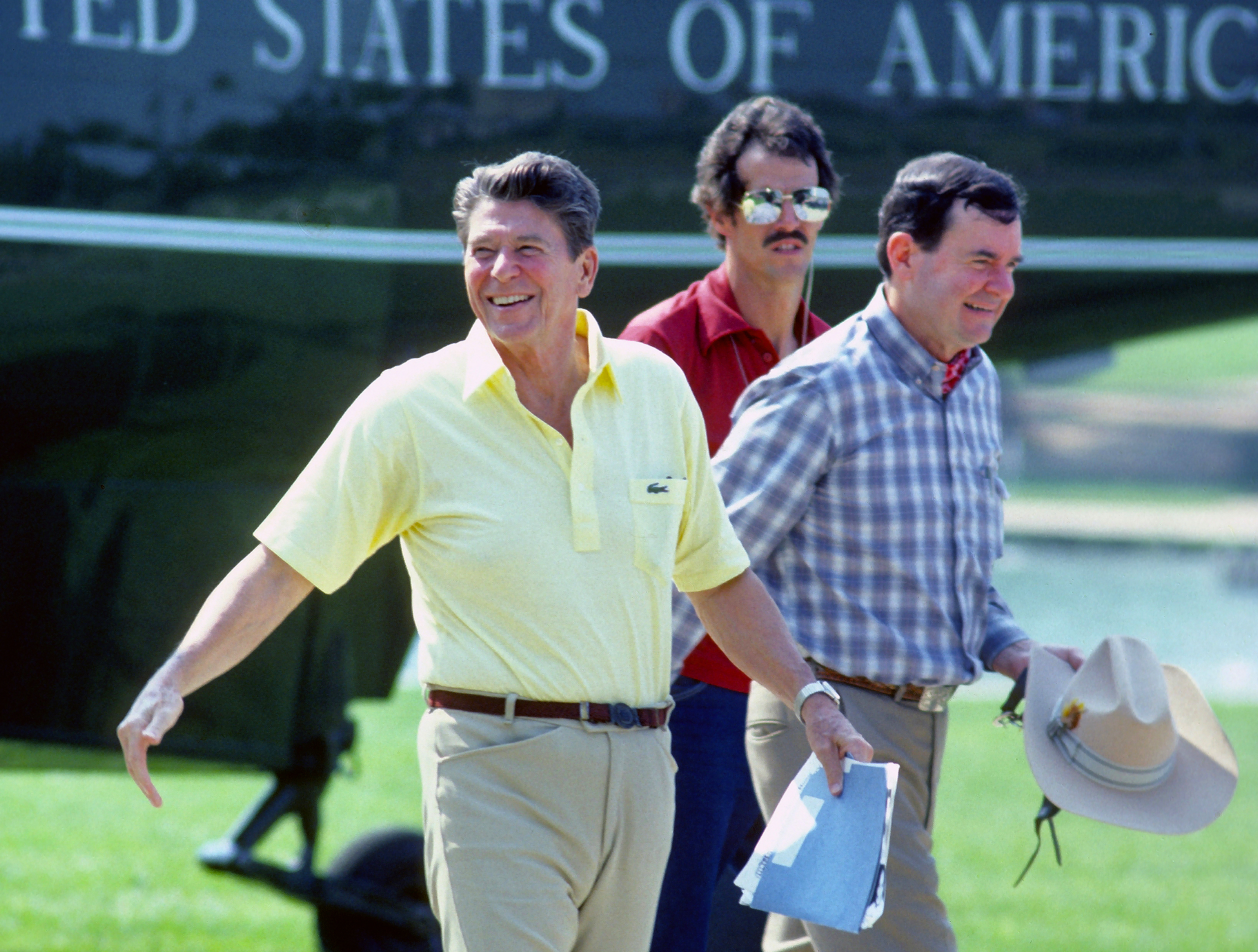 President Ronald Reagan in Washington DC.