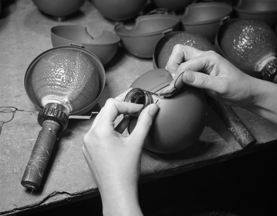 Production of Sticky Bombs