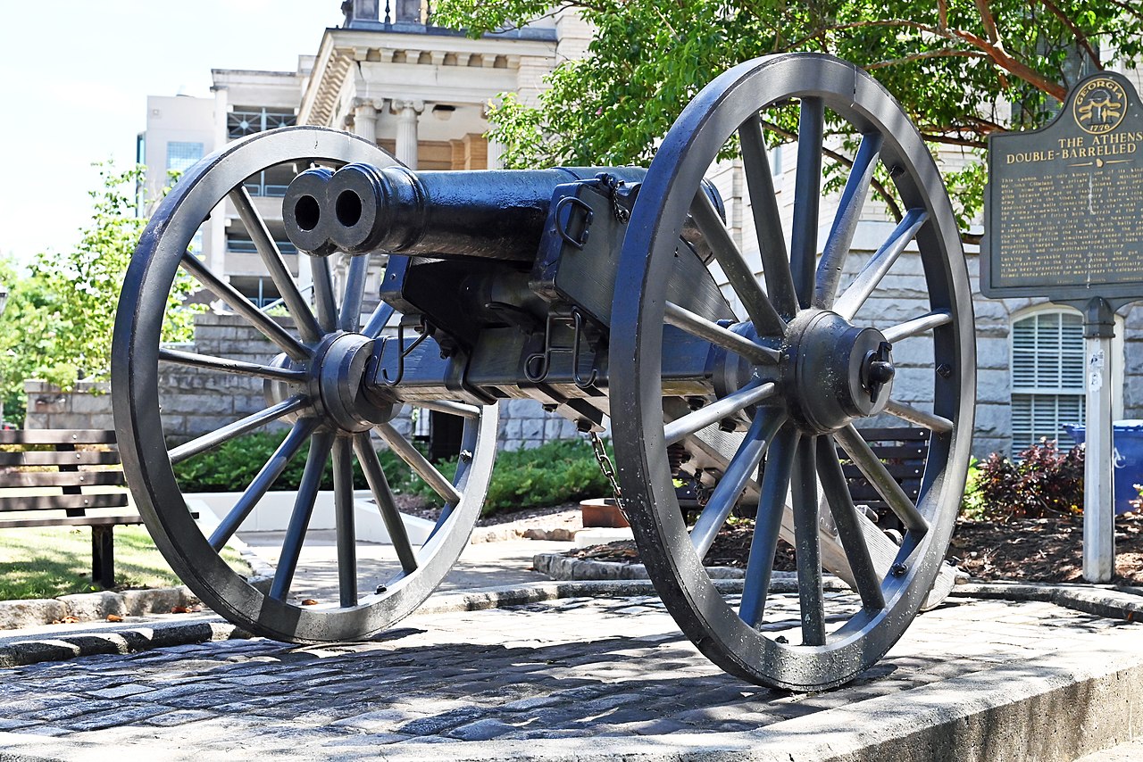 Double-barrelled cannon
