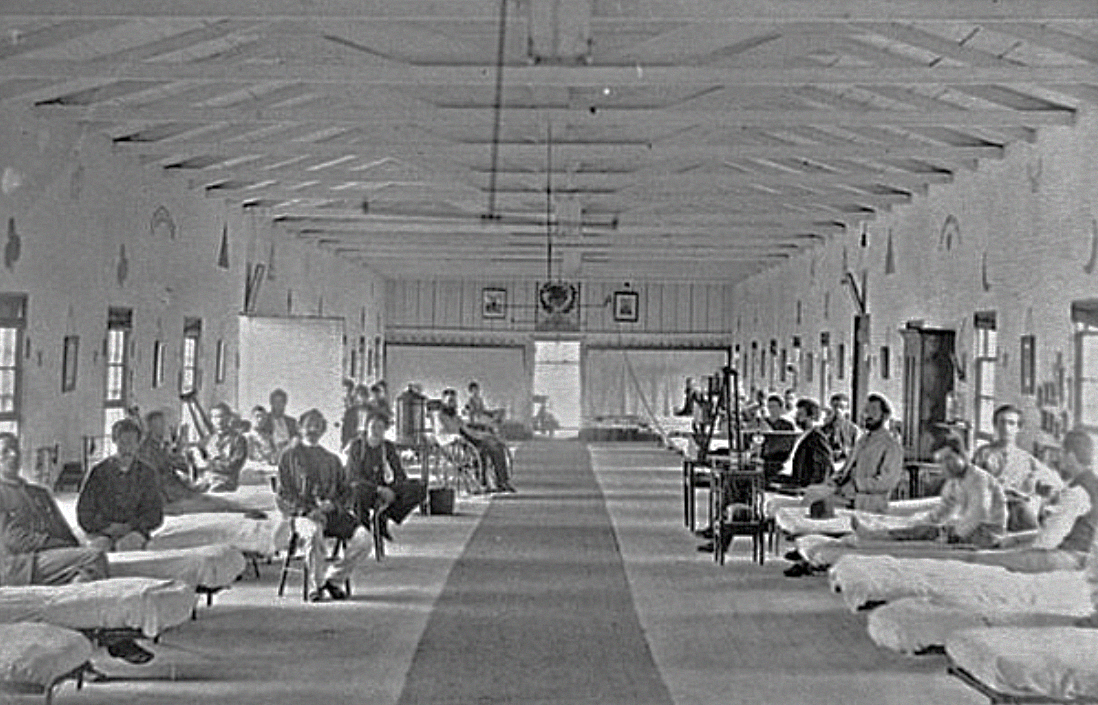 Patients in Ward K of Armory Square Hospital