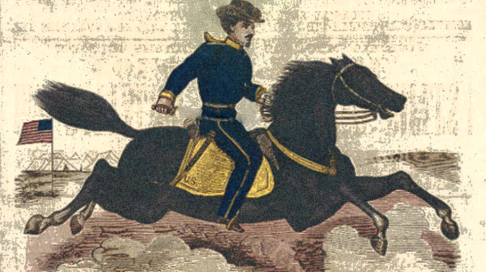 Recruiting poster for the New York Cavalry