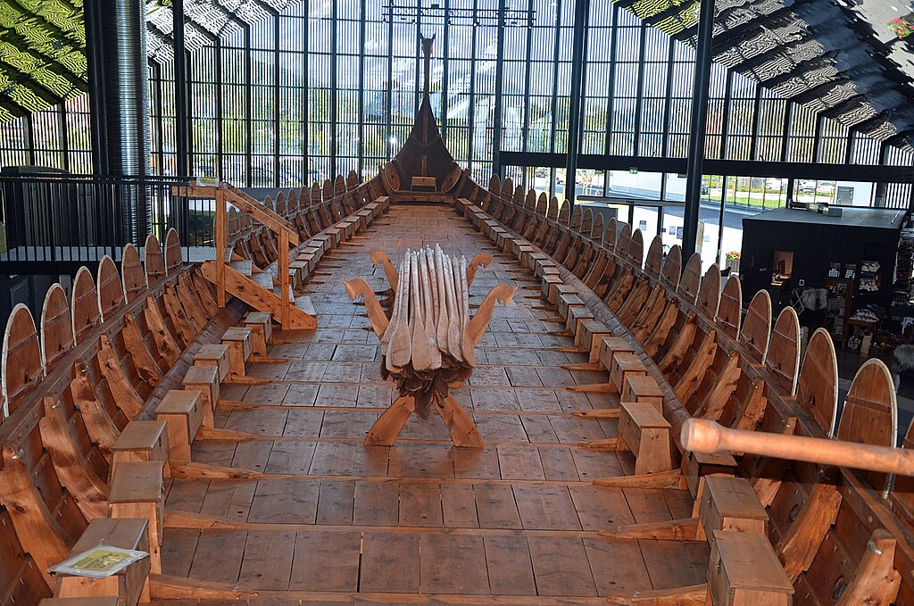 The deck of the Myklebust ship as seen inside