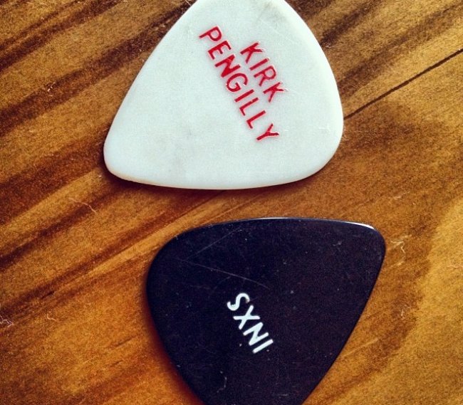 INXS guitar picks