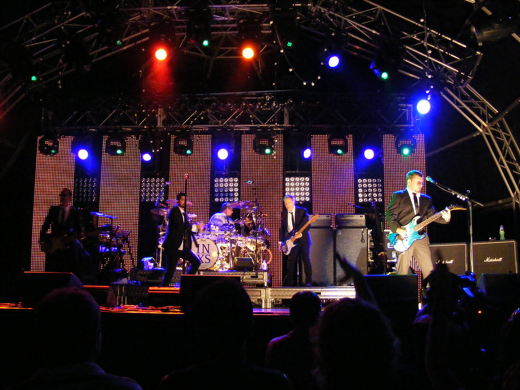 INXS on stage